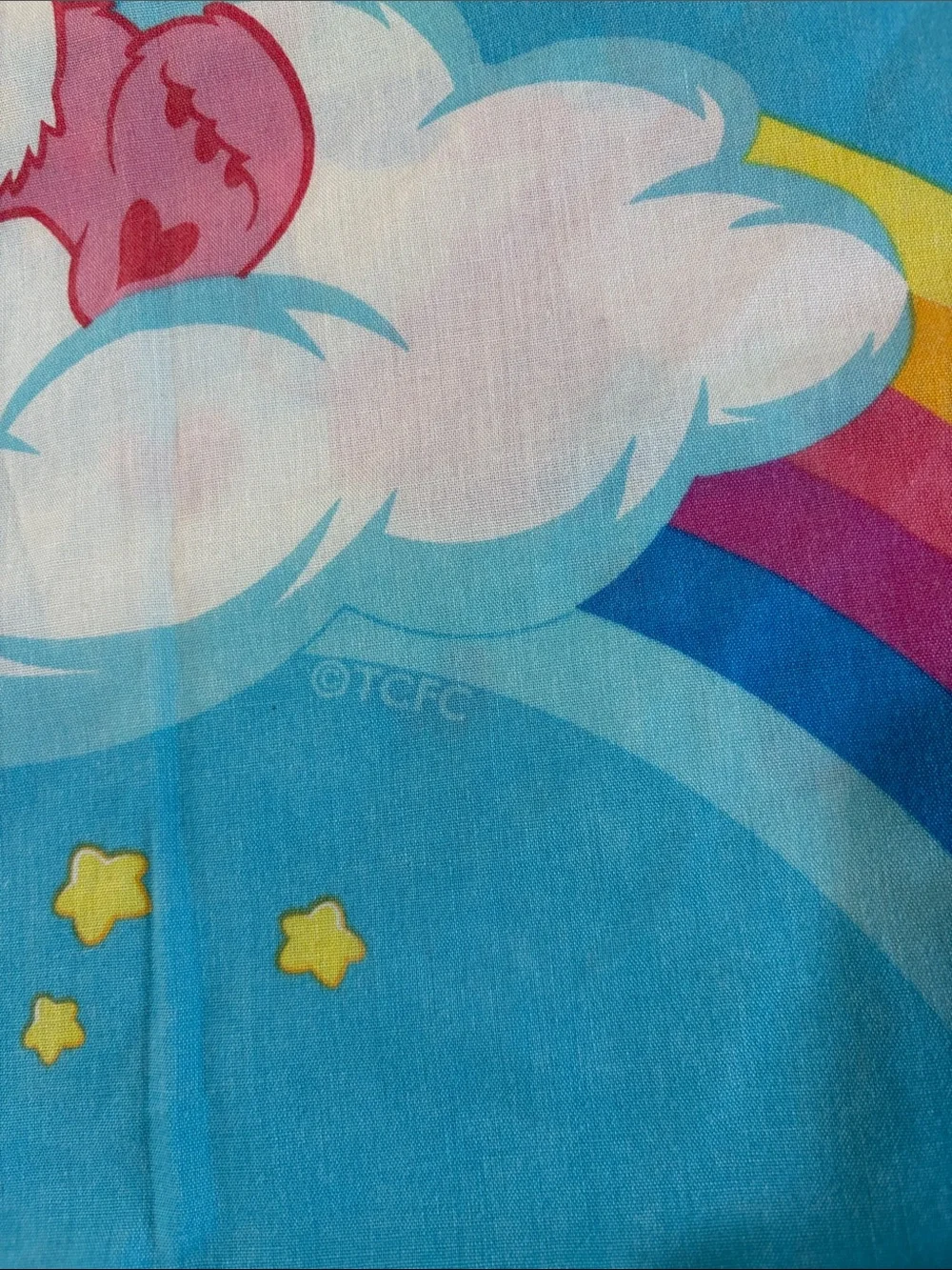 Care Bears Vintage Pillowcase Catch Some Fun